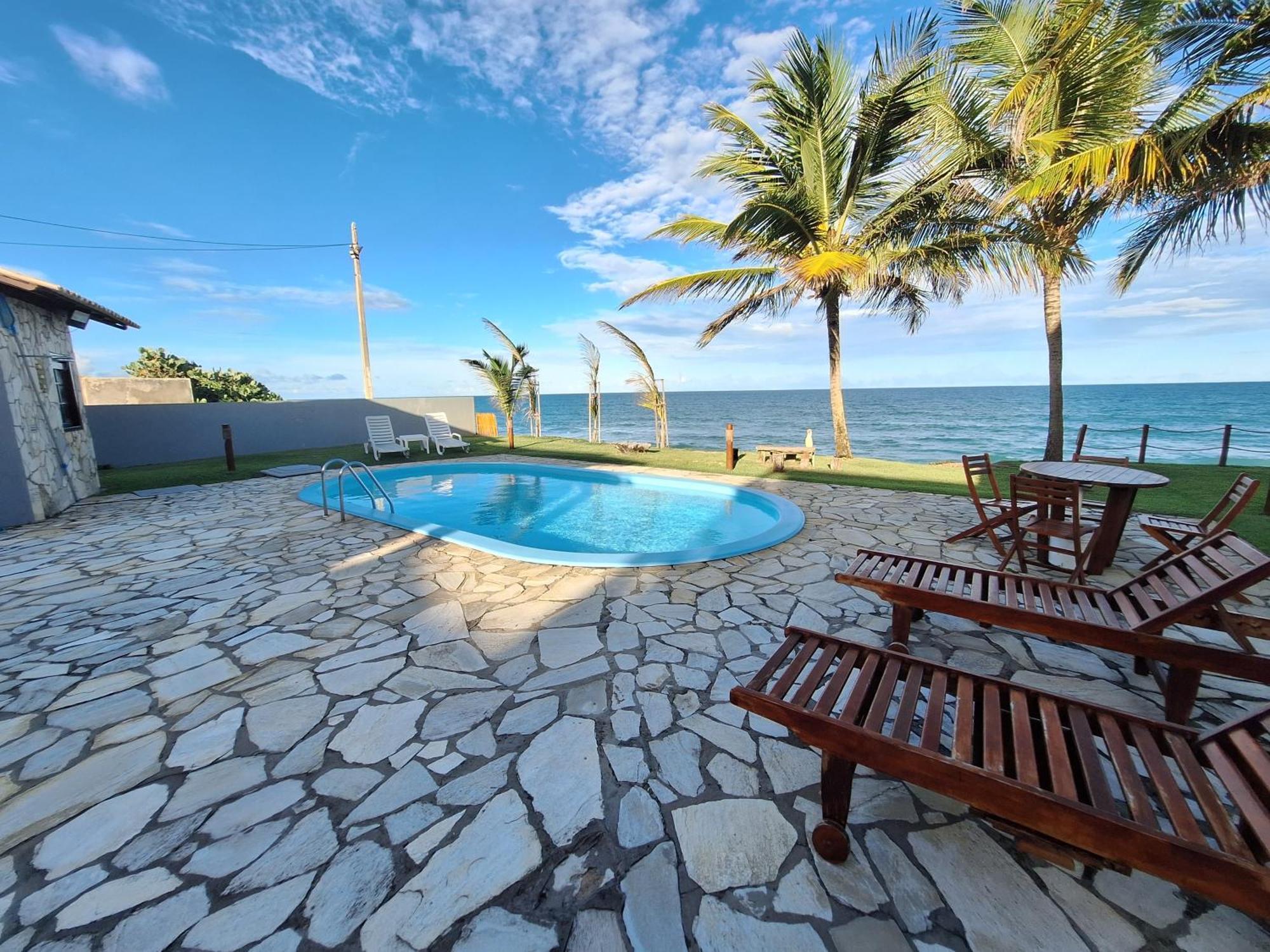 Condominio Exclusivo A Beira Mar - Casa De 04 Quartos Com Piscina E Churrasqueira Barra de São Miguel Exterior foto